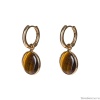 Серьги Fiore Luna, TIGER EYE, LE1120 BR/G, золотистые